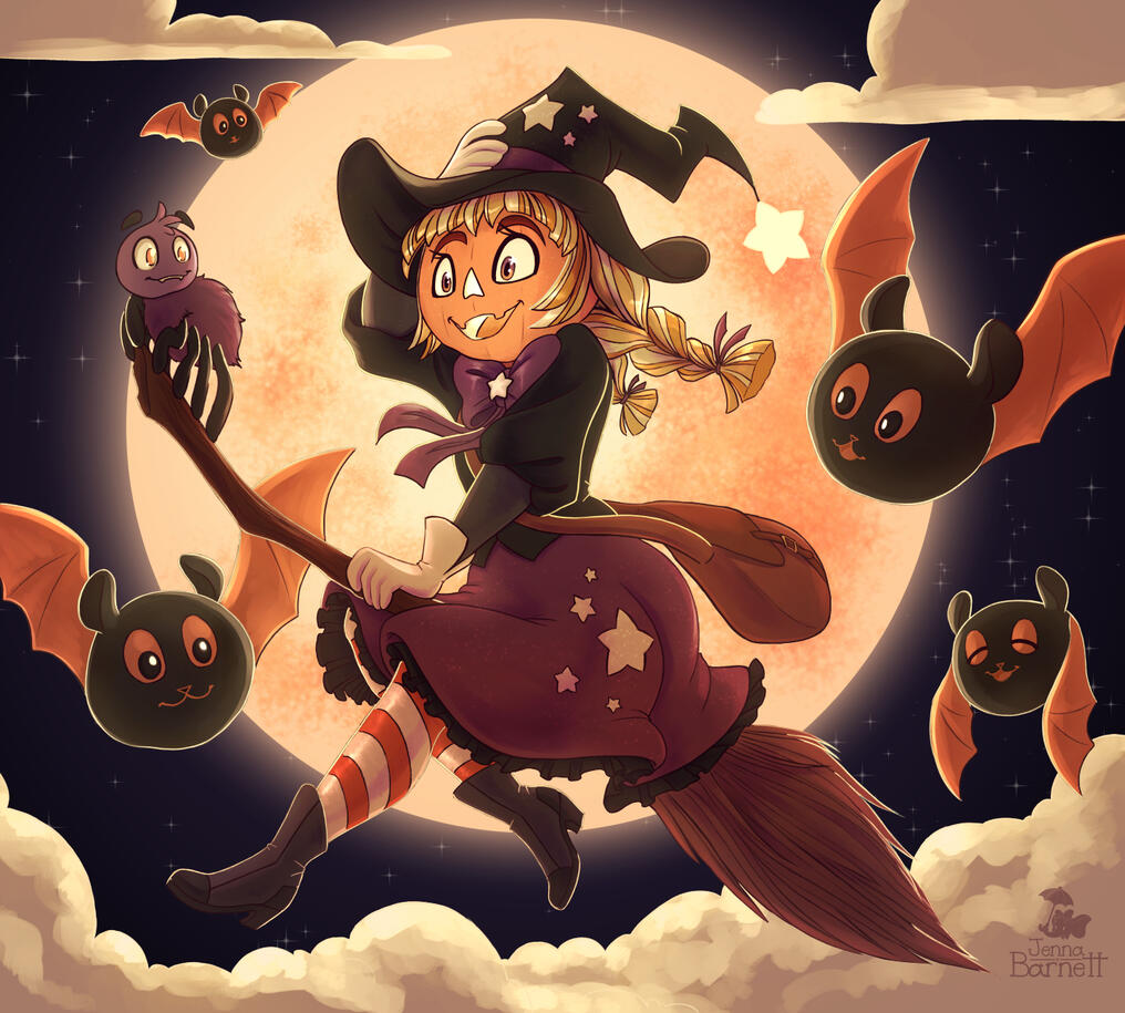 Jackie the Pumpkin Witch
