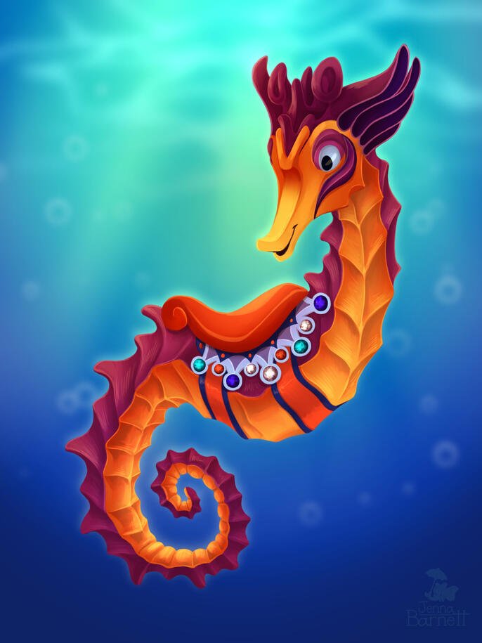 King Triton&#39;s Carousel Seahorse