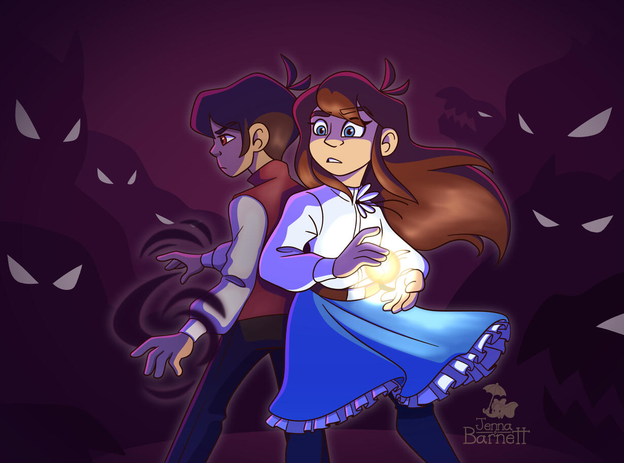 Kami and Keiten (original characters by biscottibean) Kami and Keiten (original characters by biscottibean)
